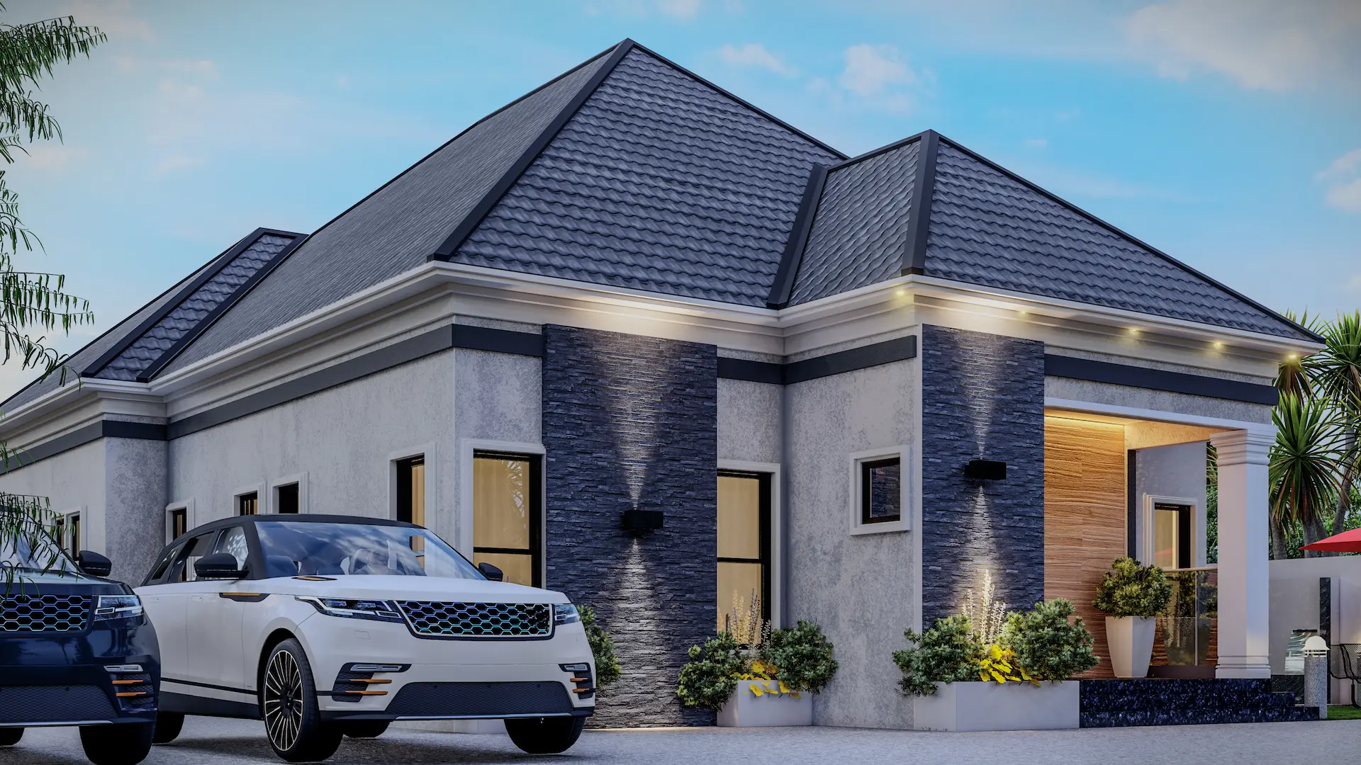 A Bungalow Exterior Design